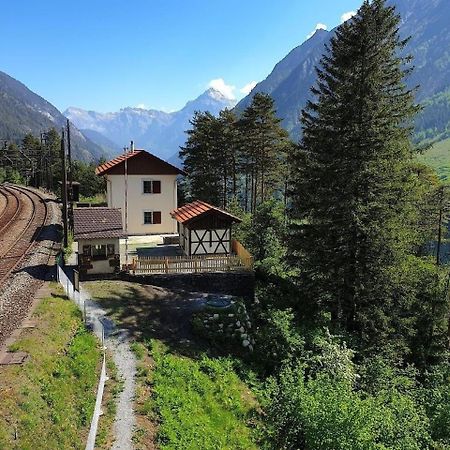 Bahnwaerterhaus Eggwald Villa Wassen Kültér fotó
